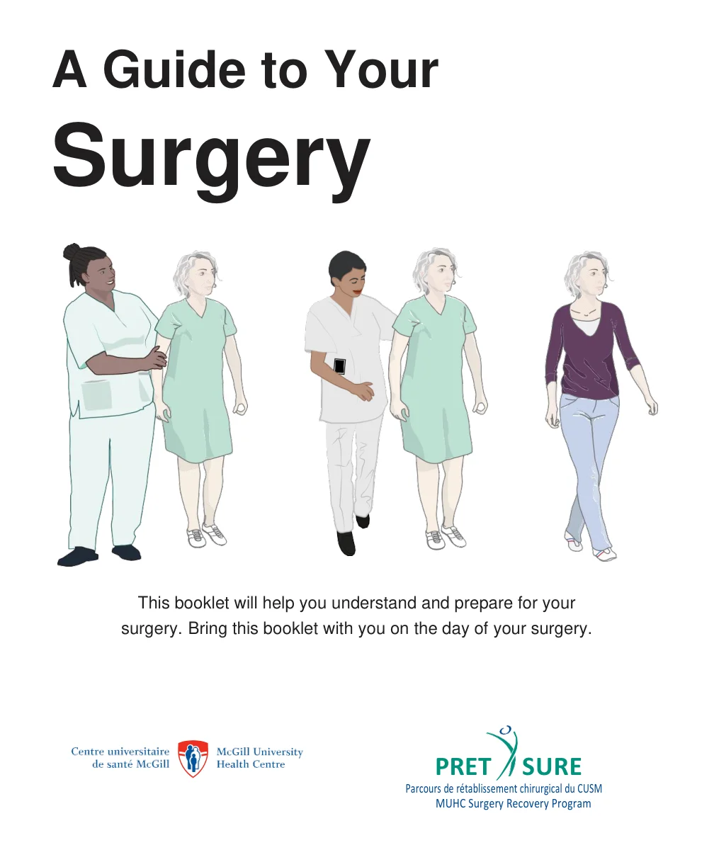A guide to your surgery