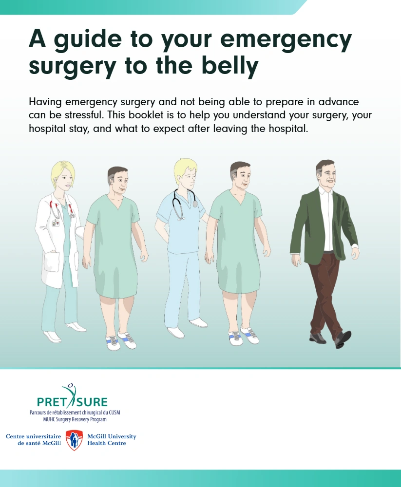 A guide to your emergency surgery to the belly
