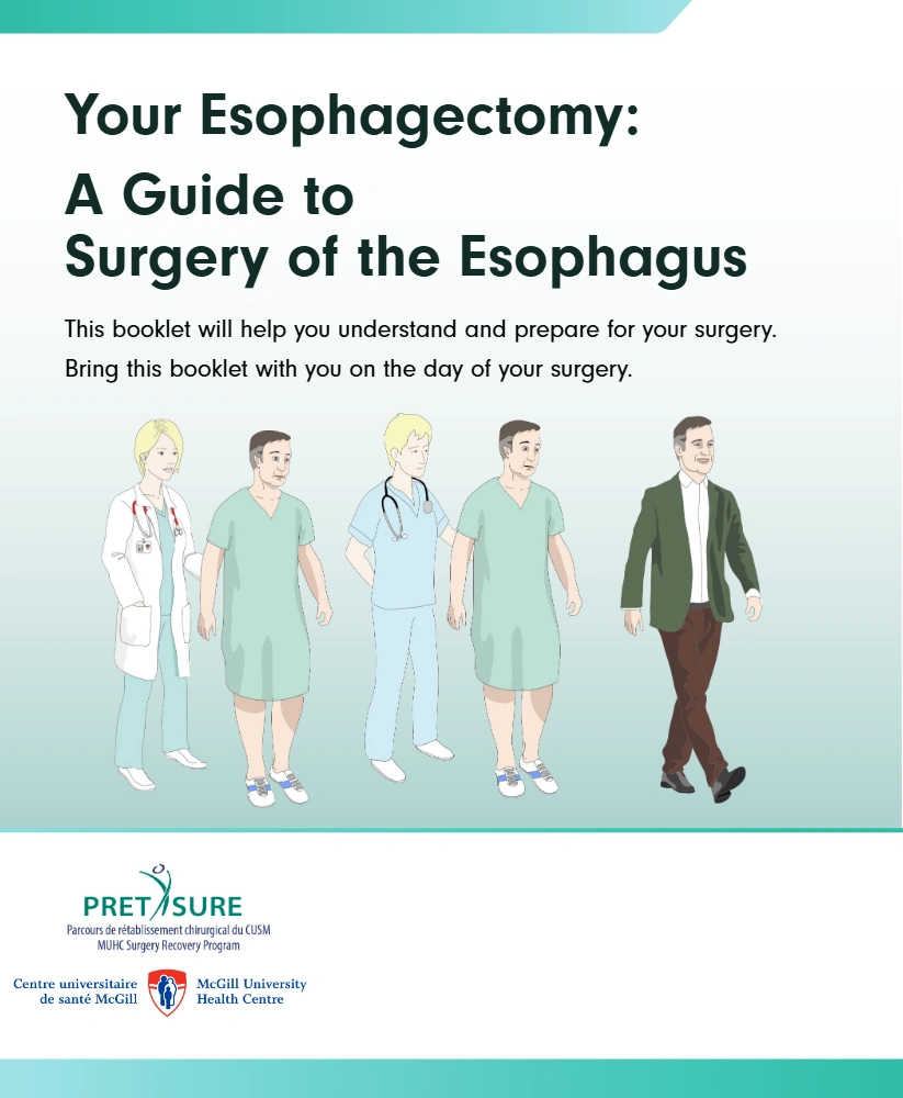 Your Esophagectomy: A guide surgery of the esophagus