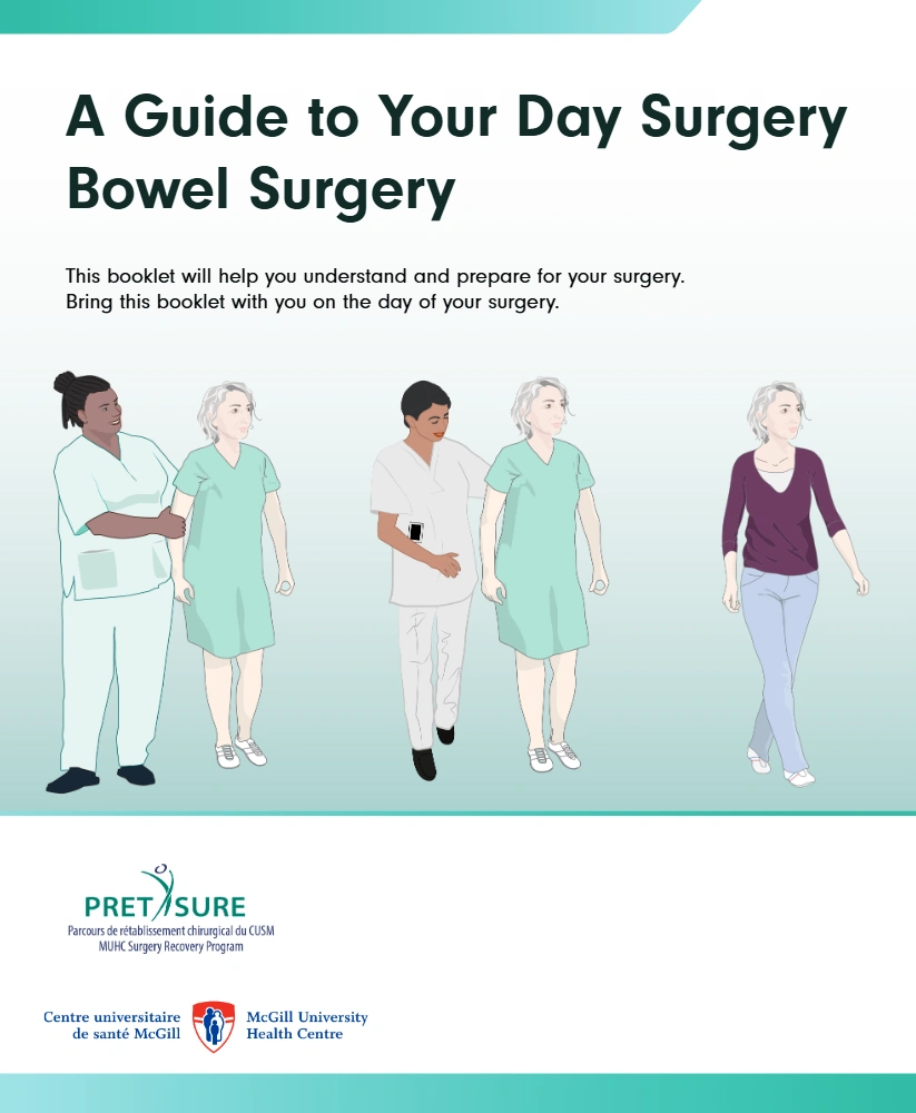 A guide to your day surgery bowel surgery